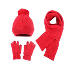 Beanies Cap Elastic Scarf and Hat Set Touch Screen Warm Cold Proof Gloves Acrylic Fibers Solid Color Pullover Cap Windproof