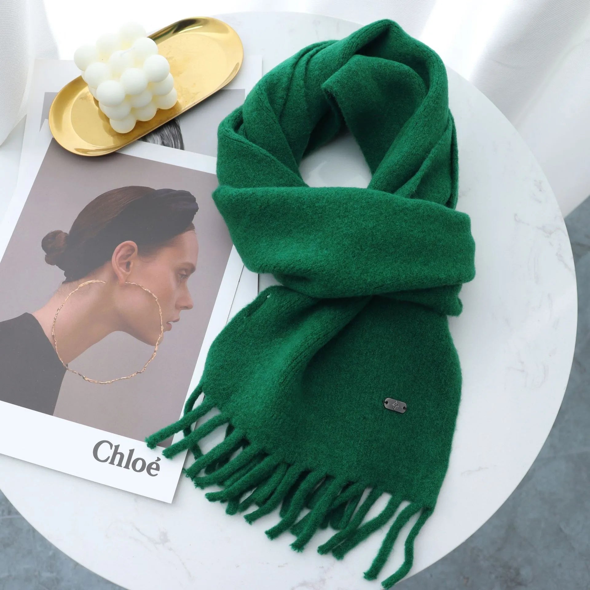 Women New Scarf Autumn Winter Pure Color Scarve Femme Knitted Fashion Shawl Unisex For Women