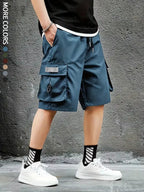 Men's Cargo Shorts, Outdoor, Travel, Casual Sports, Large Pockets, Durable and Comfortable Fabrics, Thin Shorts for Outings 17