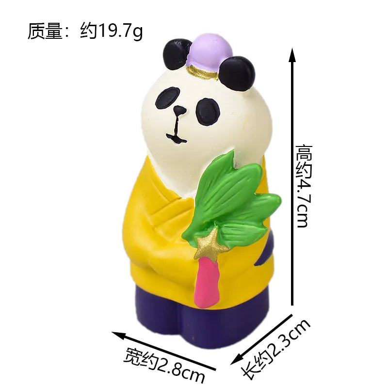 Zakka Chinese Valentine's Day Series Japan Decoration Figurines Resin Craft Desk Accessories Scene Decoration Gifts Home Decor