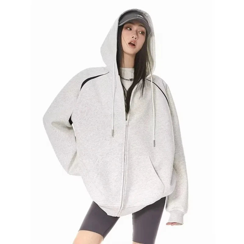 women's hoodies Women Clothes Hoodie 2025 Autumn Winter Thick Hoddies Women Streetwear Loose Casual