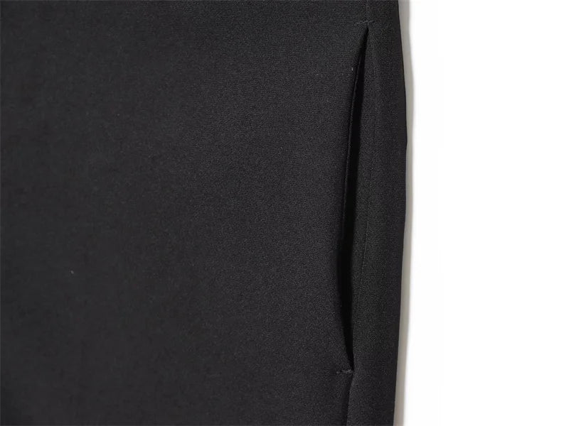 Women's Shorts New Summer 2025 Black Cropped Simple Shorts Casual and Fashionable Capable Commuter Personality Versatile