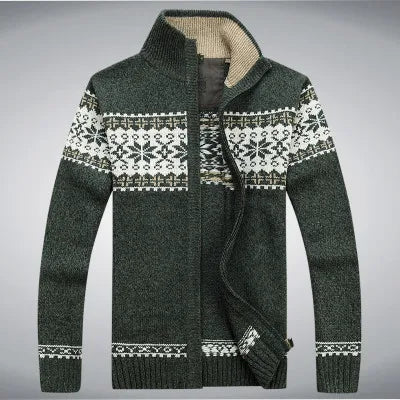 Sweater Male 2020 Wool Cotton Cardigan Autumn Men's Winter Sweater  Kint Wear Knitwear Coats Clothing