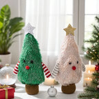 Home Decor Handmade Christmas Tree Decoration Soft Decorative Xmas Desktop Ornament Creative Cartoon Christmas Doll Kids Gift