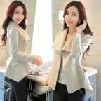 Coats Woman Spring Autumn Short Windbreaker Jacket for Women Casual Elegant Pretty High Quality Clothing Promotion Fashion 2025