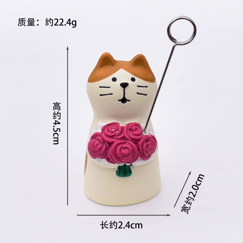 Zakka Chinese Valentine's Day Series Japan Decoration Figurines Resin Craft Desk Accessories Scene Decoration Gifts Home Decor