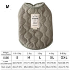 Winter Pet Coat Clothes for Cold Weather Clothing Warm Dog Clothes with Built in Harness Hole Pet Apparel Cozy Snow Vest