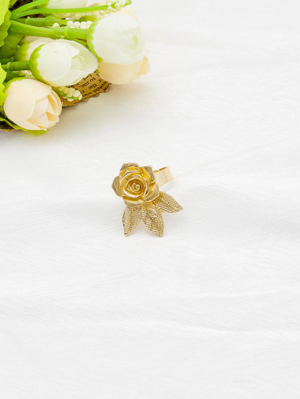 Jewelry Sets for Women Flower Pendant Necklace 18k Gold Plated Fashion Design Earring Bracelet Ring Sets Exquisite Gifts