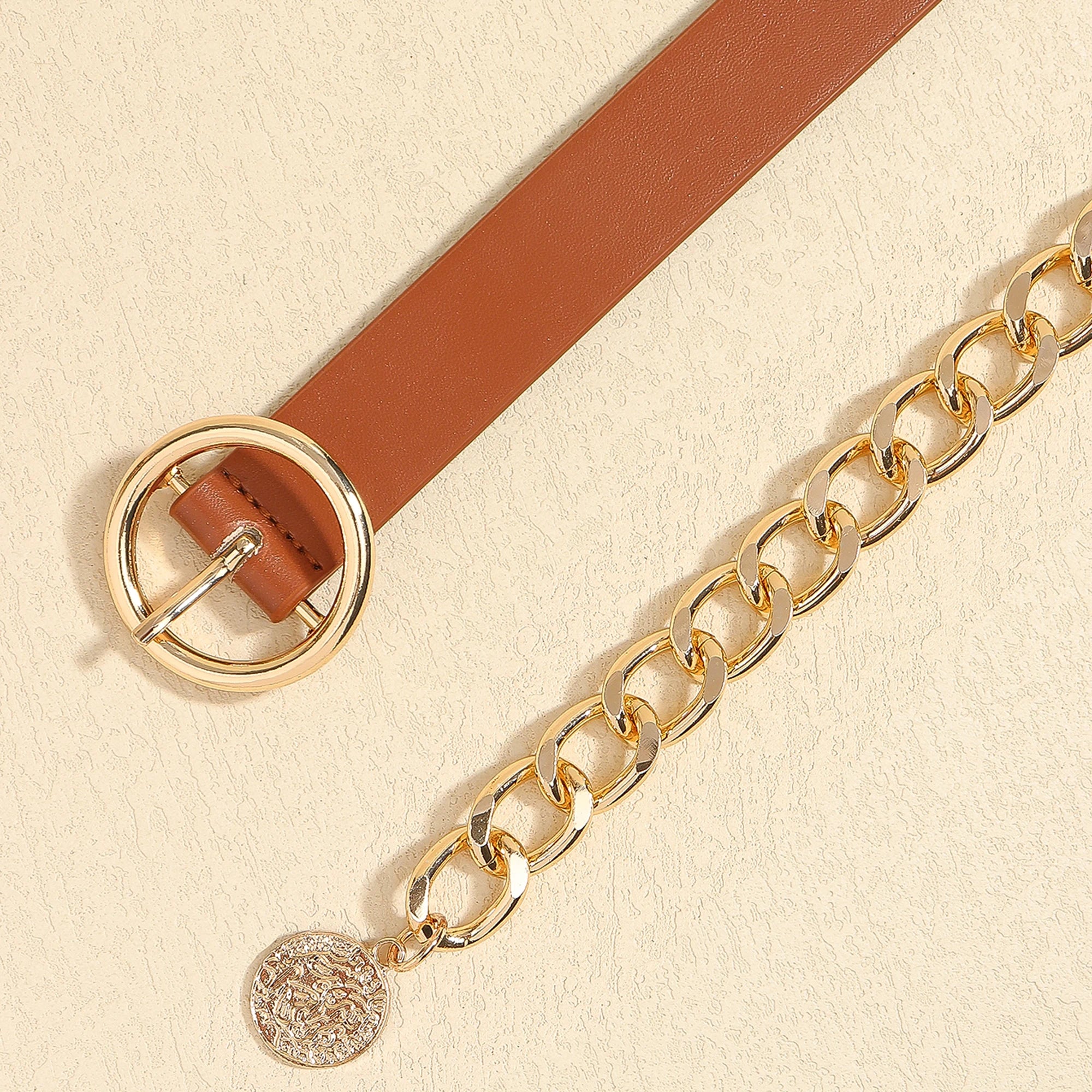 Chain belt fashion personality multi-layer combination belt women's new summer dress decorative belt