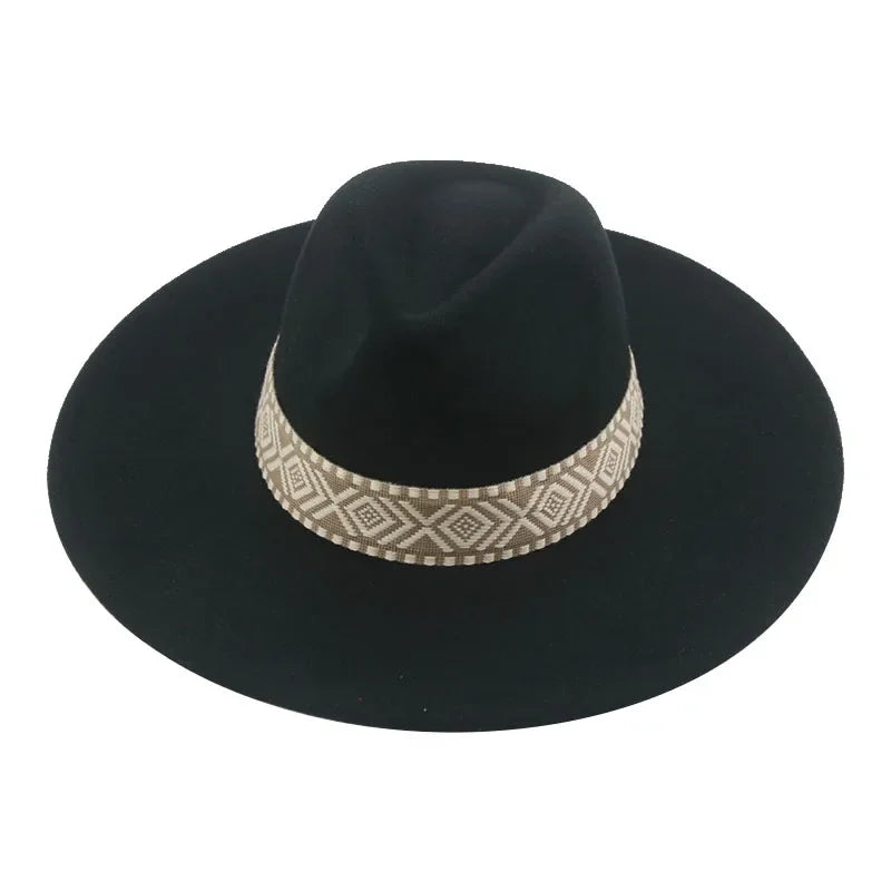 Hat Hats for Women Fedoras Men Caps Male Autumn Winter Solid Winter Hat Casual Band Jazz Caps 60cm Big Size Sombreros De Mujer