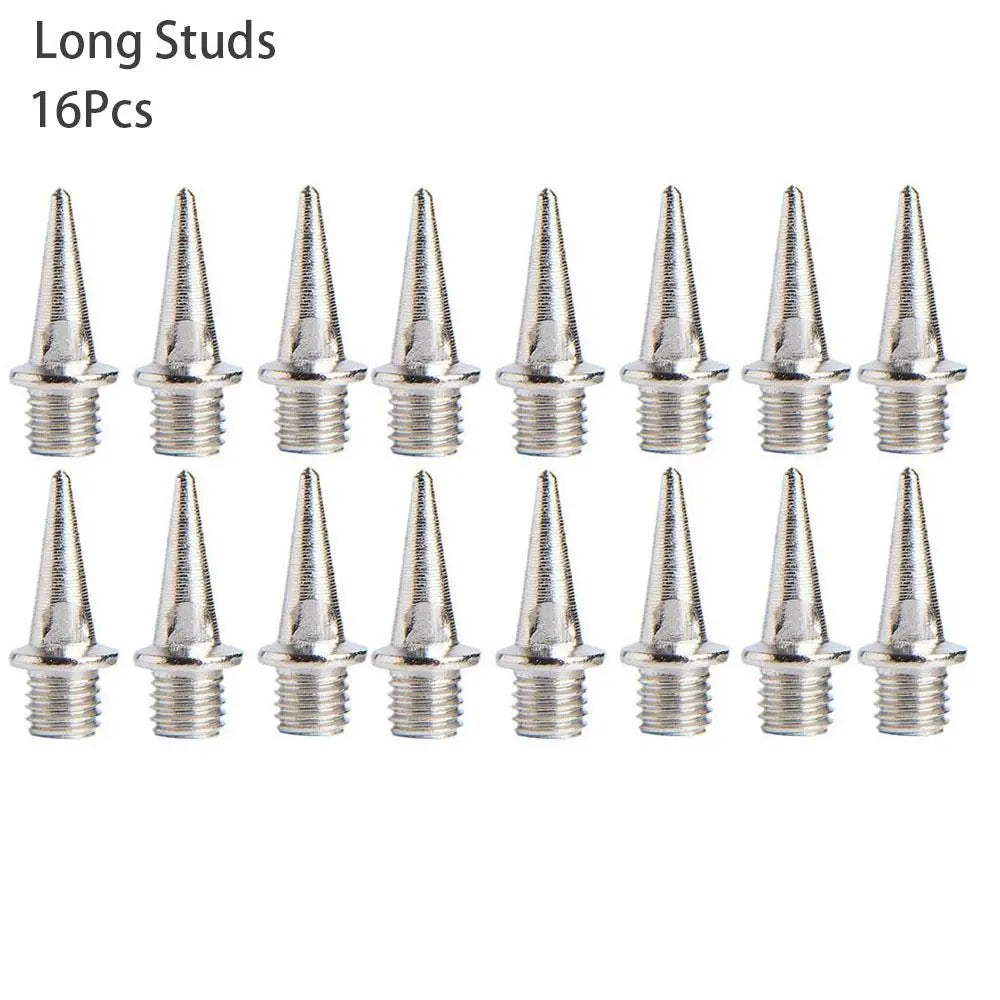 16Pcs Durable Steel Shoe Studs Field Sprinting Shoes Spikes Track Field Cross Country Track Spikes