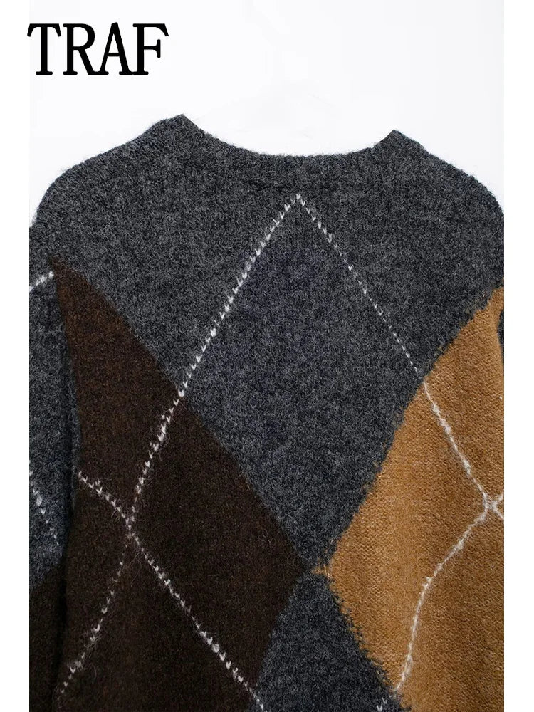 Women's Sweater New Autumn New Fashion Sweaters for Women Long Sleeve Pullover Casual Knitwear Top ﻿