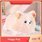Interactive Kids Plush Toys Huggy Pet Simulating Cat Dog Blink Speak Electronic Comforting Toy Birthday Gifts for Children Girls