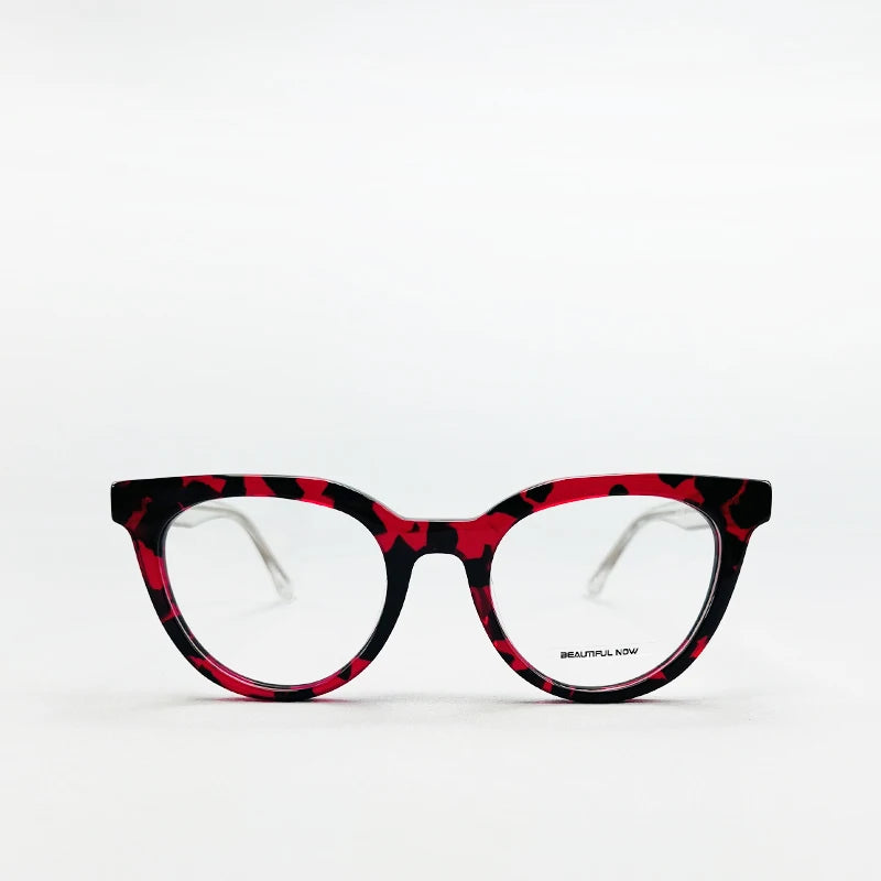 Trendy and Stylish BEAUTIFUL NOW Fashion Eyeglasses Frames with Colorful Optical Lenses for 2025 Customized Prescription Lenses