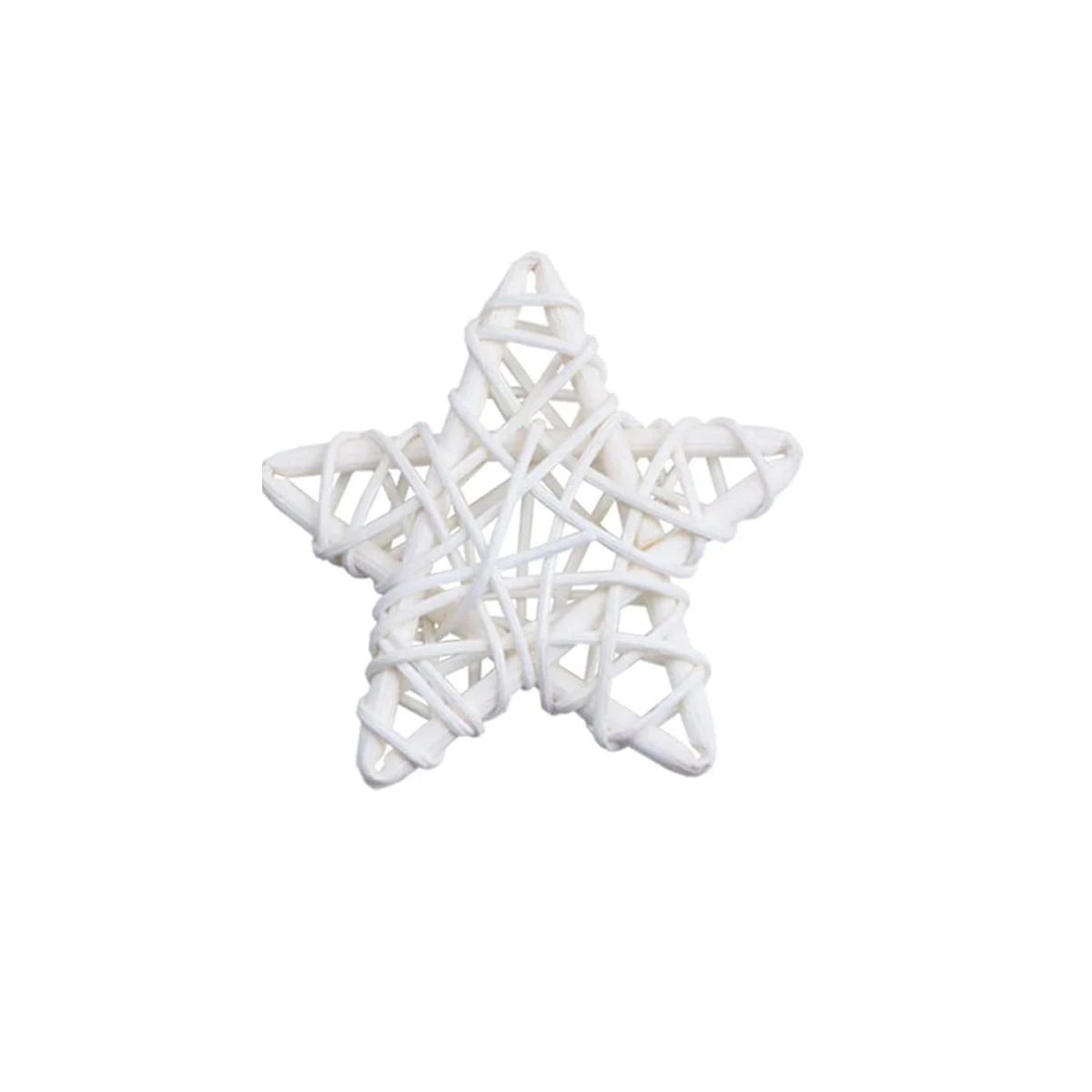 5/10Pcs 4th of July Star Shaped Rattan Balls Decoration Red Blue White Star Wicker Ball for 2023 Independence Day Home DIY Decor