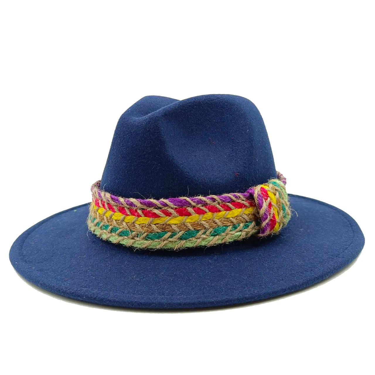 Fedoras 9.5cm Hat Bow Ribbon Feather Accessories Autumn and Winter Men's and Women's Hats Fashion Wide brimmed hats for women