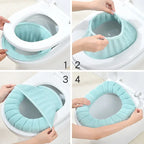 Bathroom Accessories, Warm Soft Pad, Washable Mat, Toilet Seat Closestool Toilet Lid Pad, Home Decor Bathroom