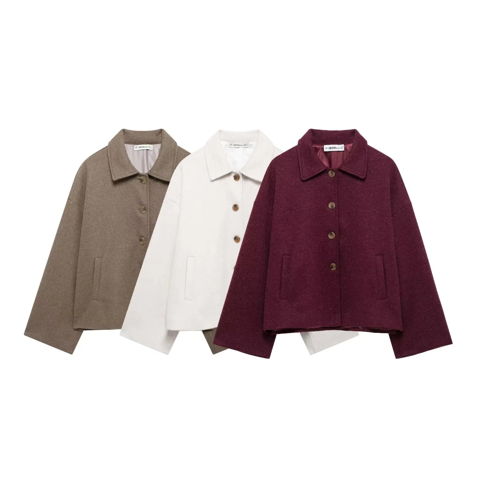 Women's Jackets Coats Autumn 2025 New Chic Loose Long-Sleeved Warm Jackets Fashion Joker Elegant Women's Street Youth Outerwear