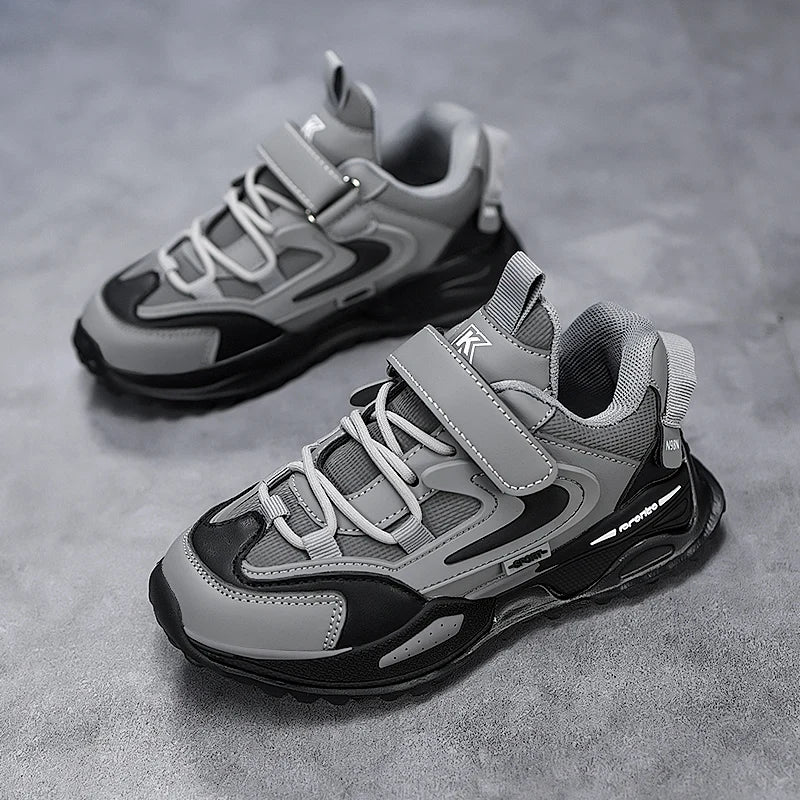 Children Shoes Children Casual Shoes 2025 New Deisgn PU Leather Sneakers for Kids Fashion Sports Shoes Boys Girls Comfortable Walking Shoes