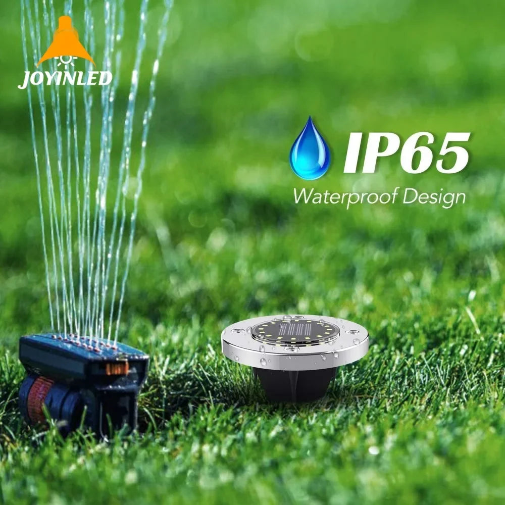 Outdoor Garden Lights Solar Ground Lights 20 LED Upgraded Landscape Lights for Lawn Pathway Yard Deck Patio Walkway