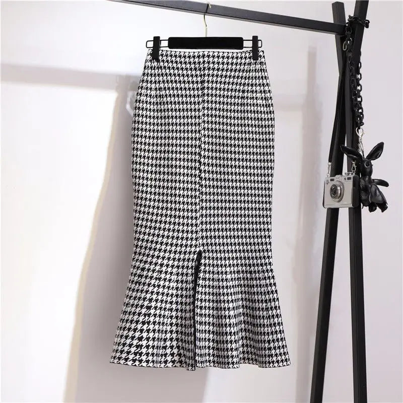 Skirts for Women Sexy Plaid Coquette Ruffle Woman Skirt Casual Premium Y2k Vintage Chic and Elegant Clothing Trend 2024 Harajuku