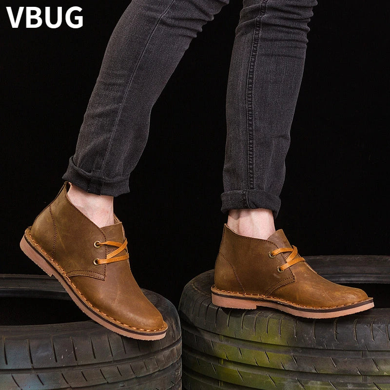 Man's Safety Shoes Man for Work Men's Classic Fashion Boot Flat Ankle Boots Mens Winter Footwear Male Sneakers Men 2023 Shoe