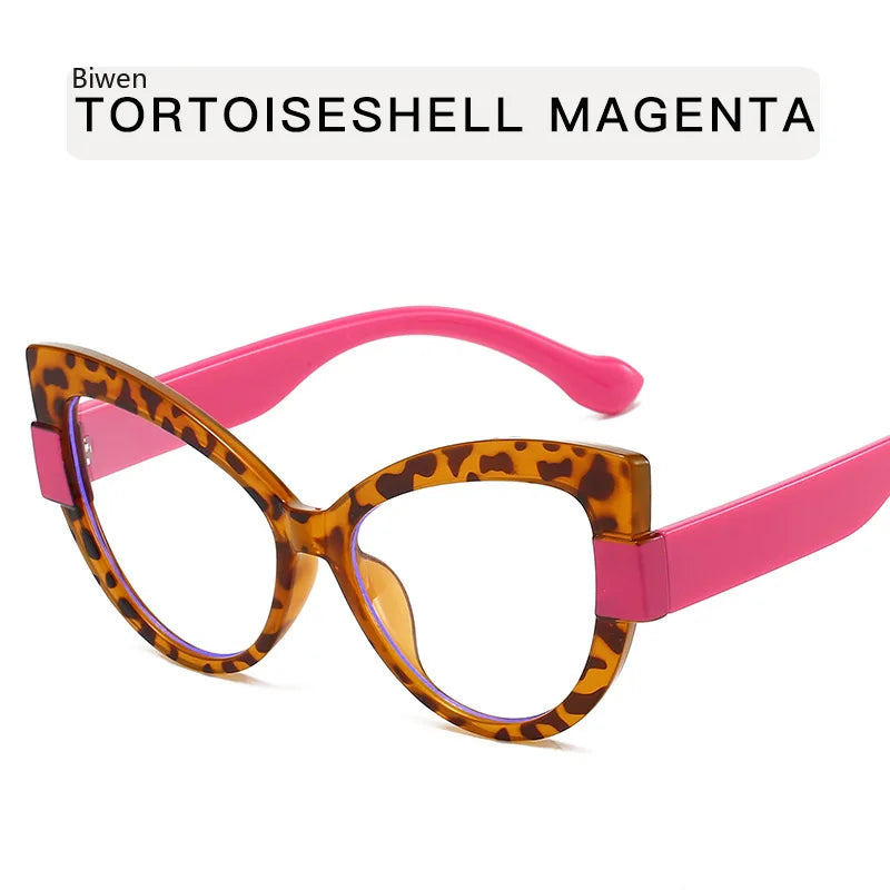 Fashion Brand Glasses Frame Women Computer Myopia Eyewear Frames Tr90 Ultra Light Eyeglasses Ladies Spectacle Frames Latest 2024