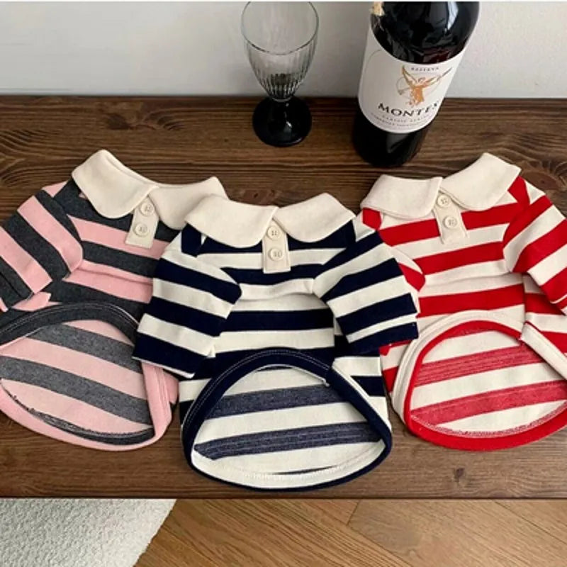 name-branded clothes Fashion Pet Dog Striped Shirt Summer Puppy Clothes Cute Cat Vest Breathable Dog Thin Shirt Pet Kitten Clothing Chihuahua Clothes