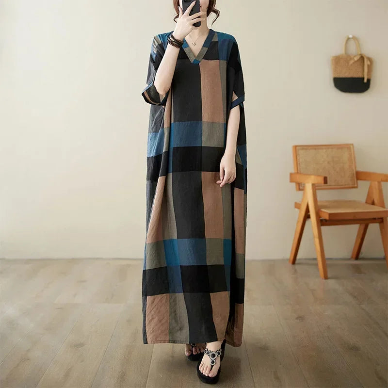 Summer Dress for Women Clothing Long Dress Fashion Clothes Cotton Vintage Harajuku Elegant Streetwear Maxi Beach Dresses