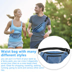 Fanny Packs for Women Men Belt Bag Fashion Waist Packs Lightweight Crossbody Bags Bum Bag for Outdoor Running Hiking Travel