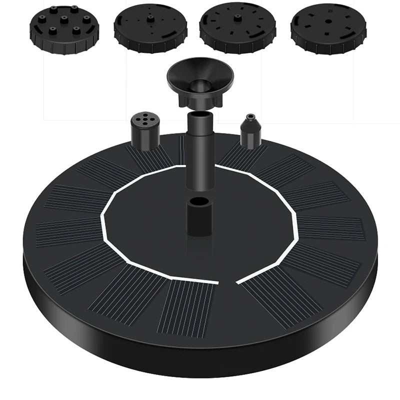 Solar Floating Fountain Floating Solar Fountain Garden Water Fountain Pool Pond Decoration Solar Panel Powered Fountain