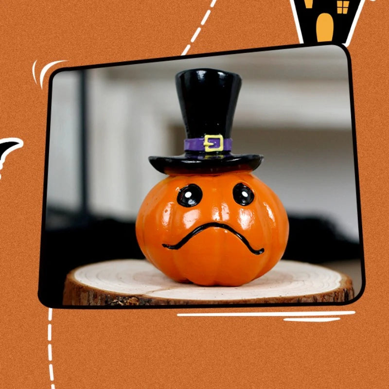 2025 Halloween Festival Decorations INS Funny Terrifying Pumpkin Party Ornament Halloween Home Decor Desktop Ornament for Gifts