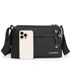 Crossbody bag, unisex, suitable for daily commuting, cell phone bag, horizontal style messenger bag