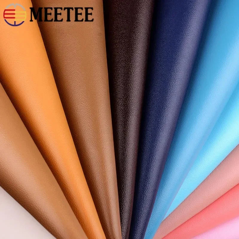 100*137cm 0.7mm Leather PU Fabric Wear-resistant Artificial Leathers Material for Sewing Bag Luggage Sofa Car Handmade Material