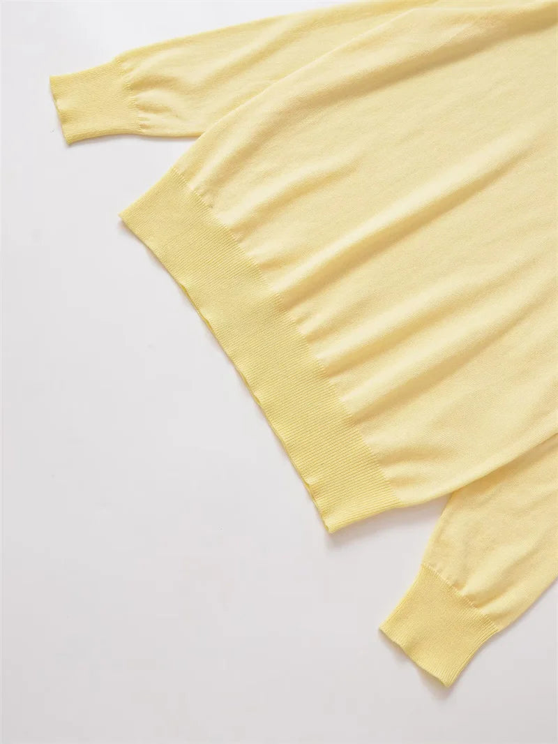 Women's knitted sweater  new long sleeve super soft wool knit sweater  autumn winter casual top