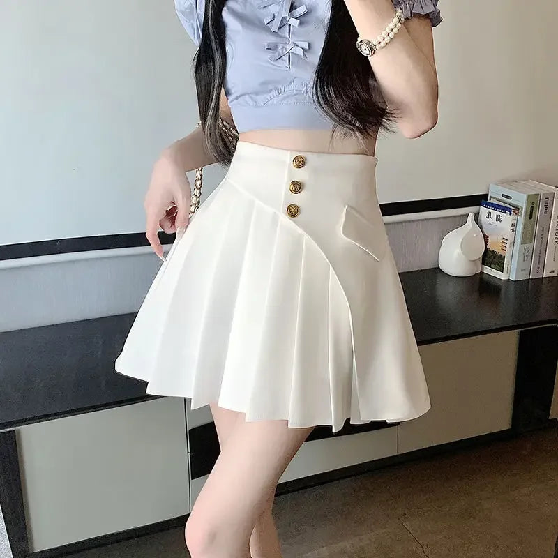 Skirts For Women High Waist A Line Woman Skirt Cheap Clothing Sales Stylish Offer Aesthetic Hot Luxury Elegant Streetwear Casual