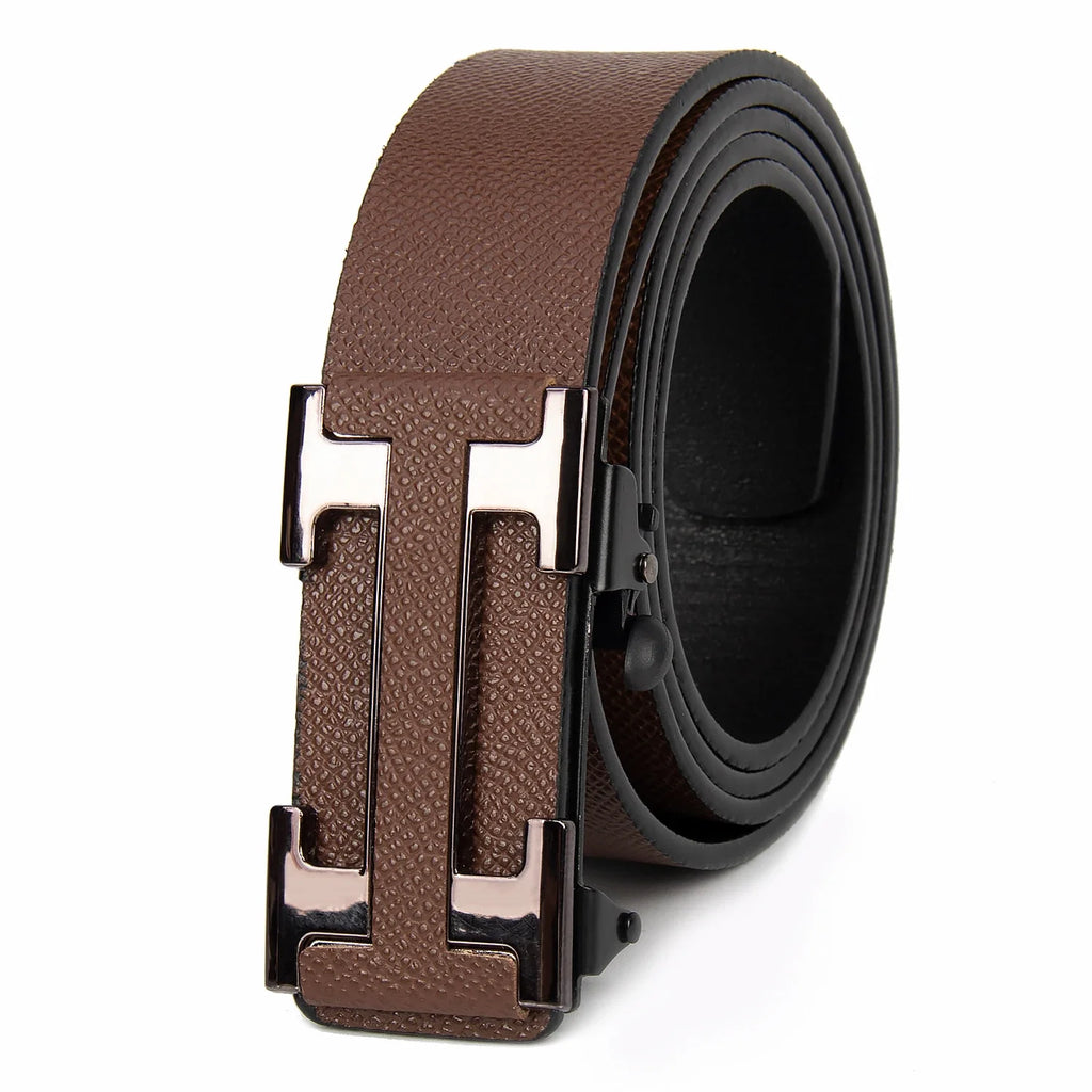 Famous Style Male Brand Belt Men  Men's Business Belts Durable dark colored gift item