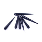 Pendants Spikes Tear Rivet Punk Studs Cone Acrylic For Earring Necklace Charms Jewelry DIY Findings 50Pcs