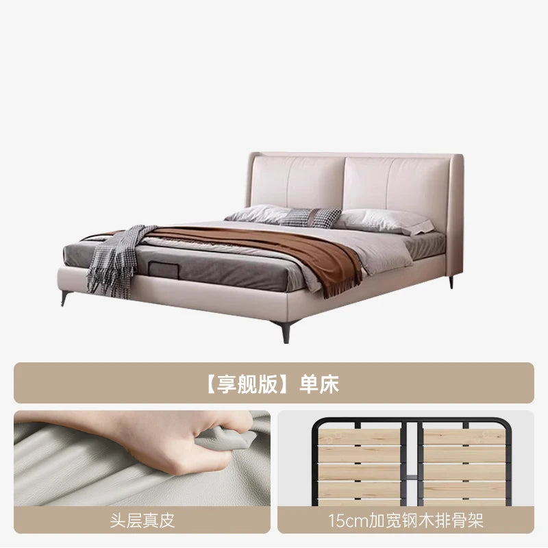 Bedroom Aesthetic Bed Modern Luxury King Lounge Bed Two Persons Sleeping Muebles Para Dormitorio Home Furniture Decoration