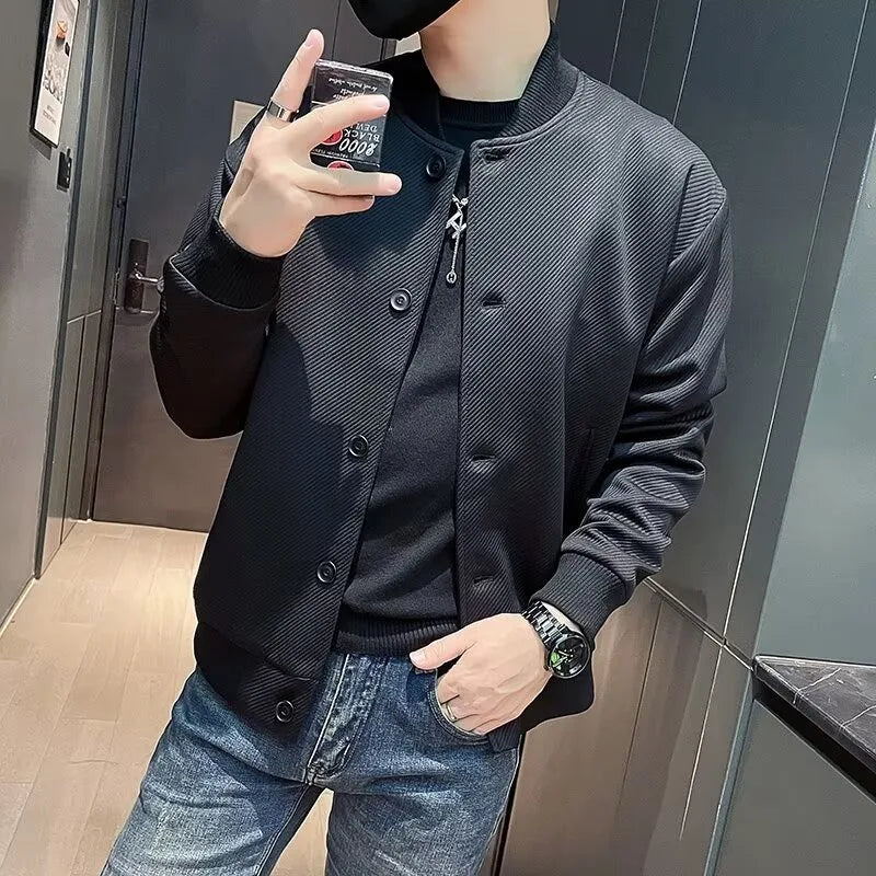 Man Jackets for Men Autumn Men's Clothes Male Coat Mens Clothing Men's Winter Coats New in Jackets Baseball Uniform Windbreaker