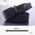Canvas Belts for Men Fashion Metal Pin Buckle Military Tactical Strap Male Elastic Belt for Pants Jeans