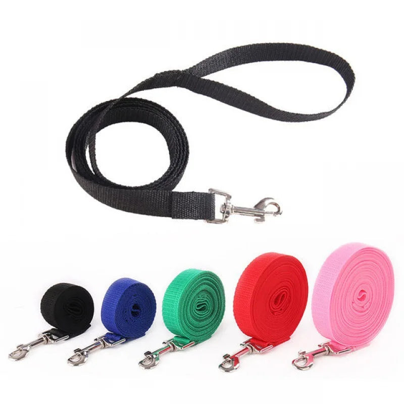 Pet Dog Leash Nylon Leash For Small Medium Dogs Cats Puppy Walking Running Leashes Lead Pet Supplies-1.5M 1.8M 3M 4.5M 6M Length Pet Leash