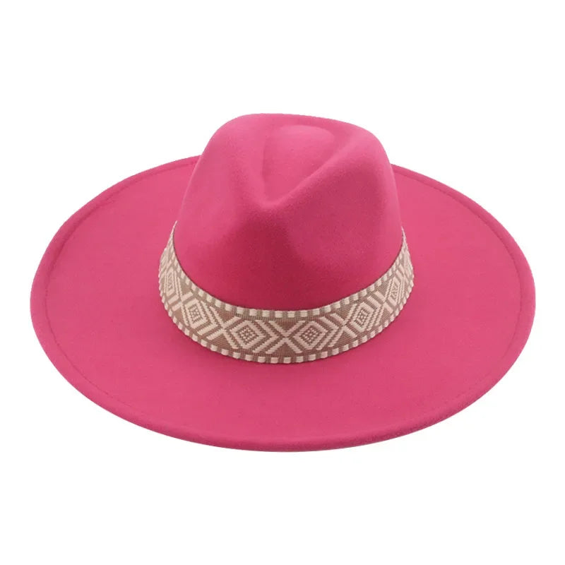 Hat Hats for Women Fedoras Men Caps Male Autumn Winter Solid Winter Hat Casual Band Jazz Caps 60cm Big Size Sombreros De Mujer