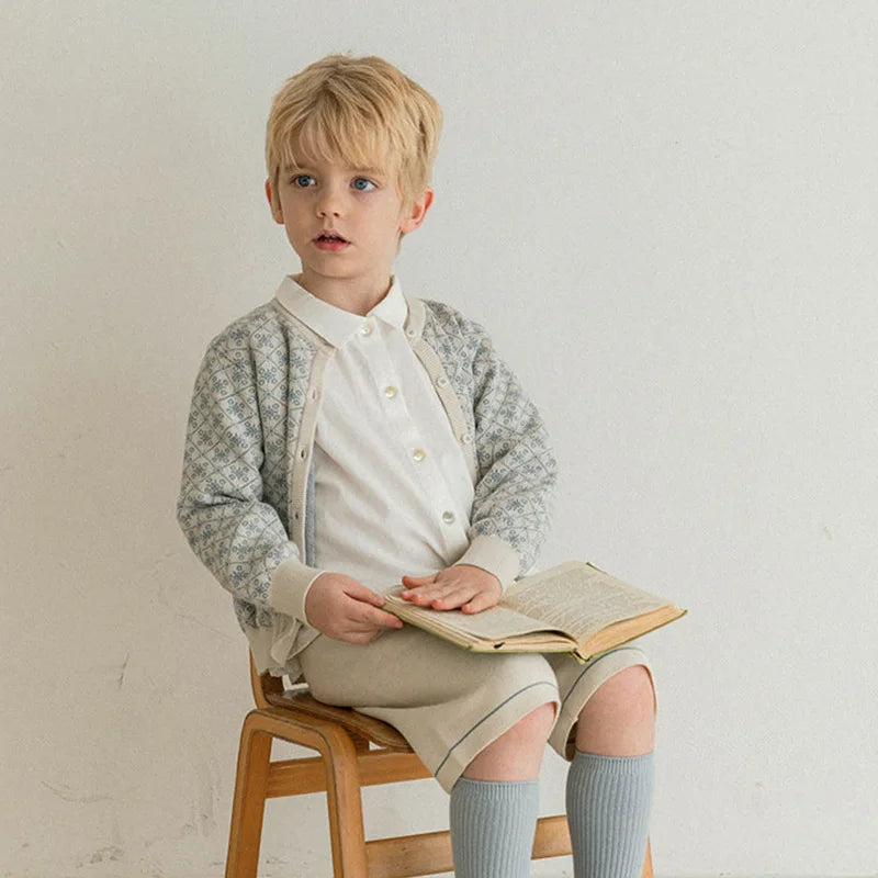 Children Boys T-shirt Autumn Turn Down Collar Solid Color Simple Toddler Kids Boys Blouses Versatile Infant Baby Boys Undershirt Children T-shirt