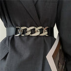 Stylish Women's Metal Chain Decor Belt - Perfect for Casual Wear & Everyday Purposes!