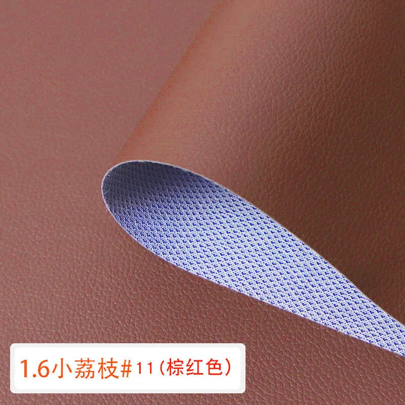 Artificial Leather For DIY Bag Material Fabric , Faux Leather Nice PU Leather 50*160cm Upholstery Furniture Fabric 0.65mm