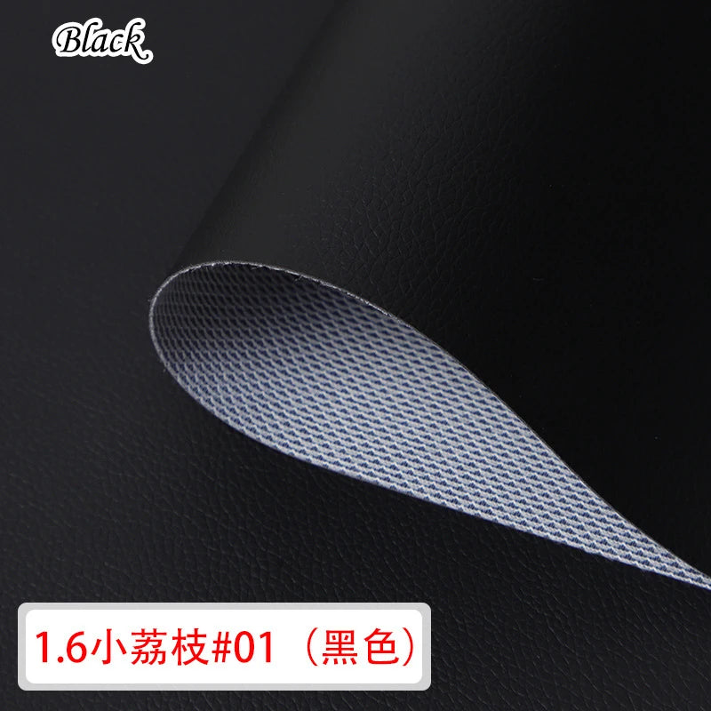 Artificial Leather For DIY Bag Material Fabric , Faux Leather Nice PU Leather 50*160cm Upholstery Furniture Fabric 0.65mm