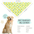 PrimePets Dog Bandanas - Cool & Durable Breathable Polyester Scarves for Summer Fun - Fashionable Accessories