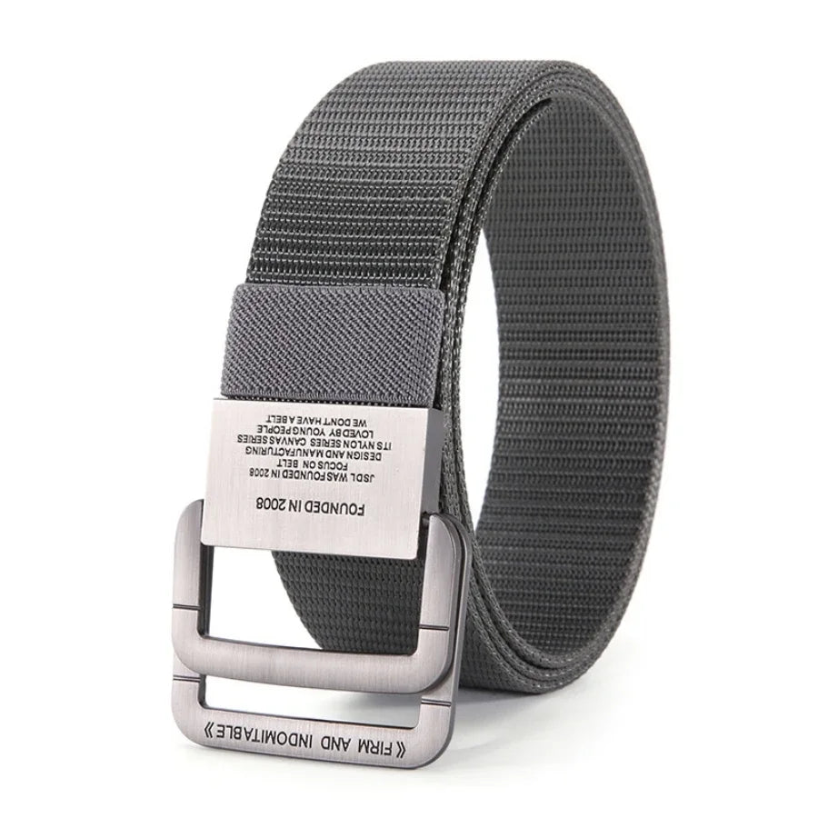 Men Belts Automatic Buckle Metal Webbing Belts for Men Canvas Nylon High Quality Strap Casual Sports Belt