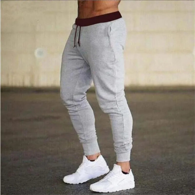 2025 Mens Joggers Casual Pants Fitness Men Sportswear Tracksuit Bottoms Skinny Sweatpants Trousers Black Gyms Jogger Track Pants